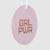 Girl Power Ceramic Ornament (voorkant)