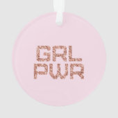 Girl Power Ceramic Ornament (achterkant)