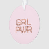 Girl Power Ceramic Ornament (voorkant)