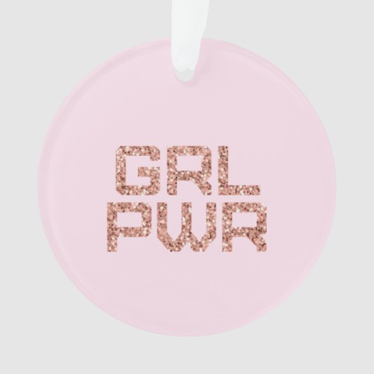 Girl Power Ceramic Ornament (voorkant)