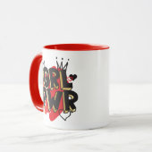 GIRL POWER, Crown & Hearts, Rood & Goud Mok (Voorkant links)