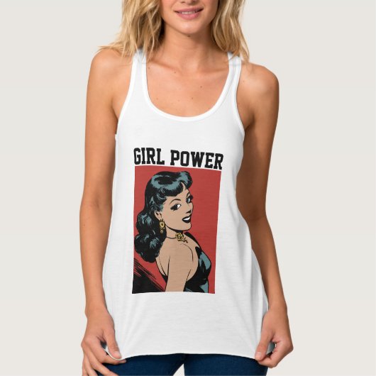GIRL POWER Dames T-shirts (Voorkant)