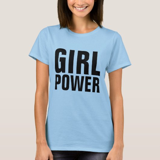 GIRL POWER Dames T-shirts (Voorkant)