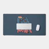 Girl Power Dark-versie Bureaumat (Keyboard & Muis)
