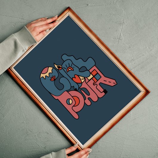 Girl Power Dark-versie Poster