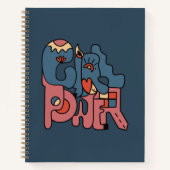 Girl Power Dark Version Notitieboek (Voorkant)