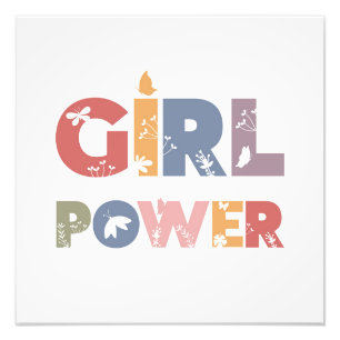 Girl Power Foto Afdruk