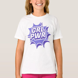 Girl Power Girls’ T-Shirt – Vetgedrukte feministis