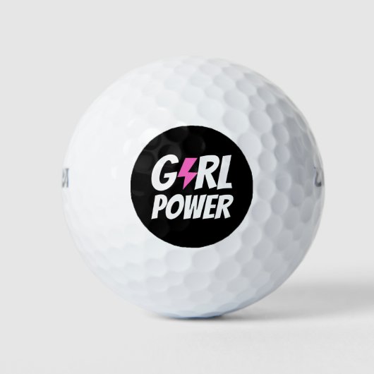 Girl Power Golfballen (Voorkant)