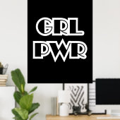 Girl Power, Grl Pwr Poster (Thuiskantoor)