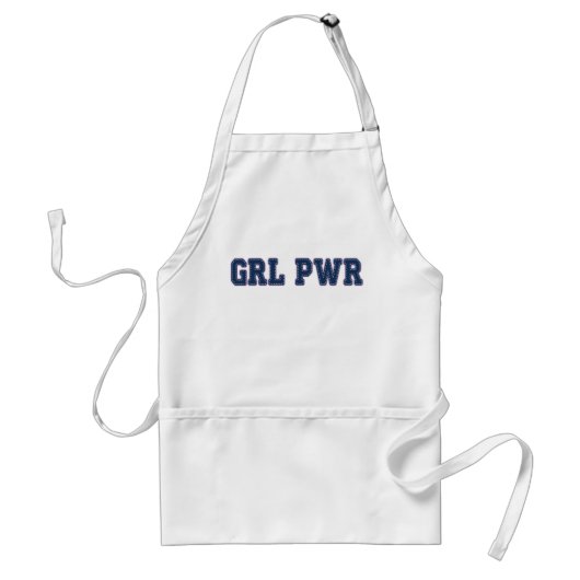 Girl Power - GRL PWR Standaard Schort (Voorkant)