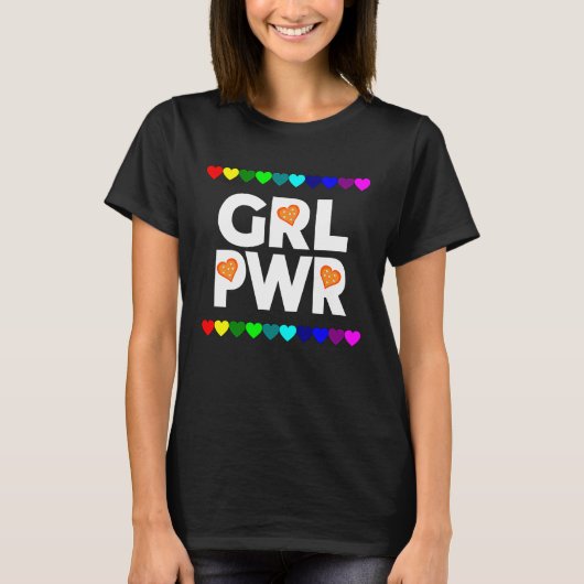 Girl Power GRL PWR T-shirt (Voorkant)