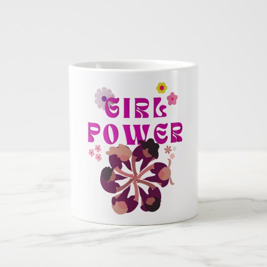 Girl Power Grote Koffiekop (Voorkant)