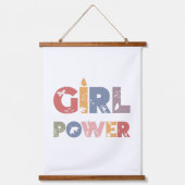 Girl Power Hangend Wandkleed (Voorkant)