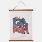 Girl Power Hangend Wandkleed (Voorkant)