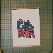 Girl Power Hangend Wandkleed