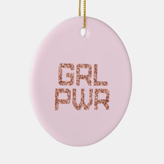 Girl Power Keramisch Ornament (Rechts)