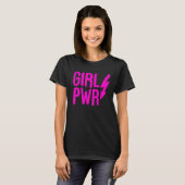 Girl Power Lightning Bolt T-shirt (Voorkant volledig)