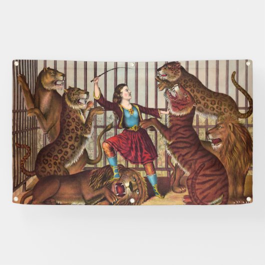 GIRL POWER LION TAMER Banner (Horizontaal)