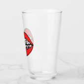Girl Power Lips Glas (Links)
