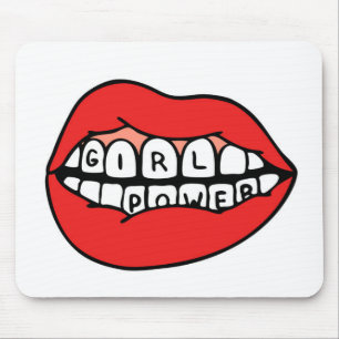 Girl Power Lips Muismat