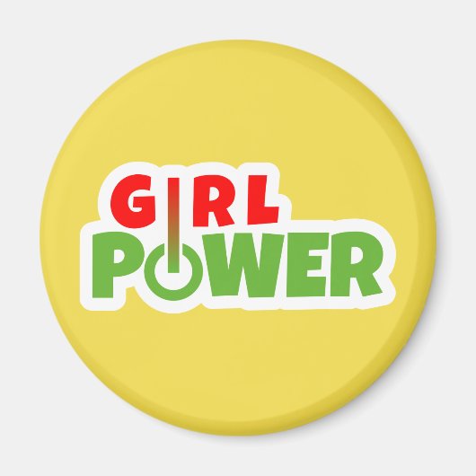 Girl Power Magneet (Voorkant)