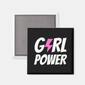 Girl Power Magneet (Voorkant / Achterkant)