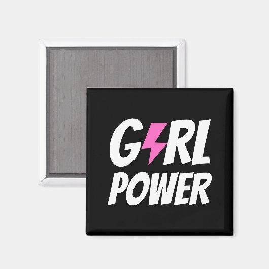 Girl Power Magneet (Voorkant / Achterkant)