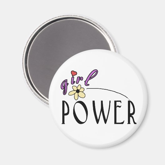 Girl Power Magneet (Voorkant / Achterkant)