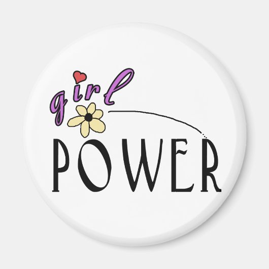 Girl Power Magneet (Voorkant)