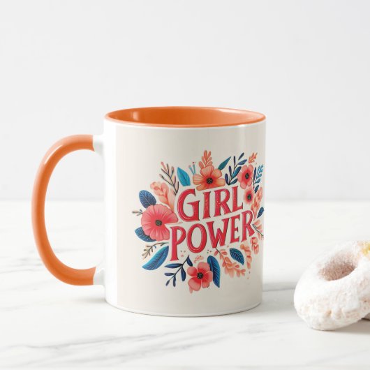 Girl Power Mok (Met donut)
