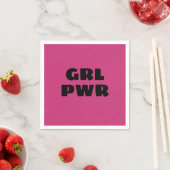 Girl Power Napkins Servet (Insitu)