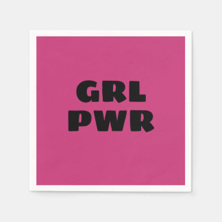 Girl Power Napkins Servet