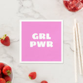 Girl Power Napkins Servet (Insitu)