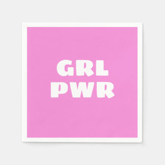 Girl Power Napkins Servet