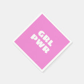 Girl Power Napkins Servet (Hoek)