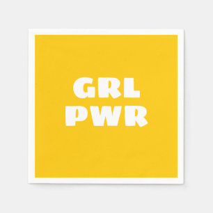 Girl Power Napkins Servet