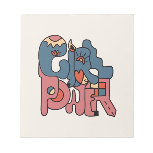 Girl Power Notitieblok (Voorkant)