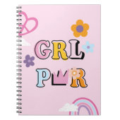 Girl Power Pattern Notitieboek (Voorkant)