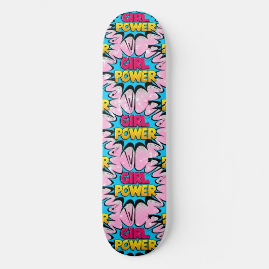 Girl Power Persoonlijk Skateboard (Voorkant)