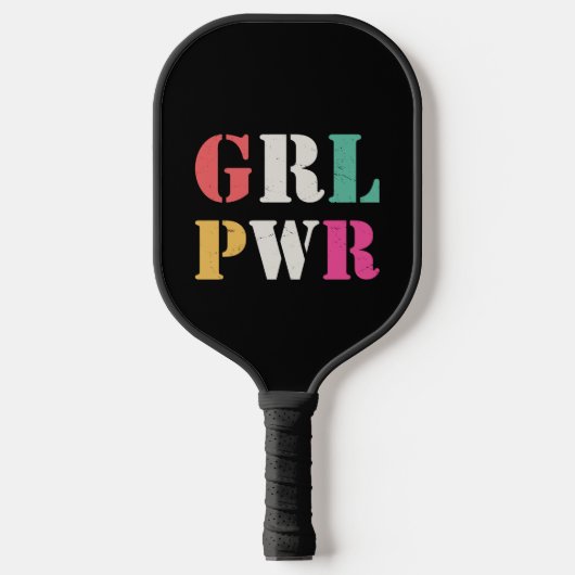 Girl Power Pickleball Paddle (Voorkant)