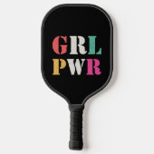 Girl Power Pickleball Paddle (Achterkant)