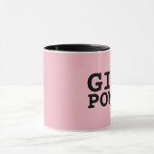 GIRL POWER PINK COFFEE MUGS MOK (Midden)