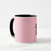 GIRL POWER PINK COFFEE MUGS MOK (Voorkant links)