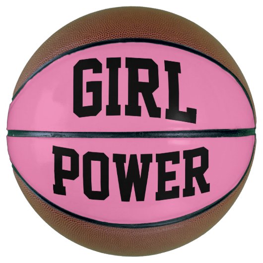GIRL POWER PINK GIRLS Basketball Basketbal (Voorkant)