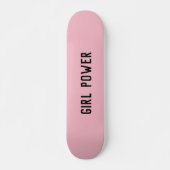 GIRL POWER PINK SKATEBOARDS (Voorkant)