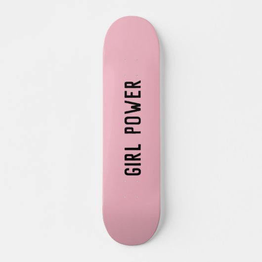 GIRL POWER PINK SKATEBOARDS (Voorkant)