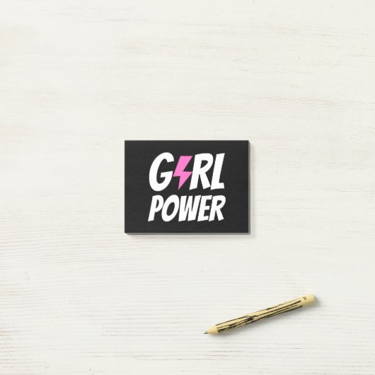 Girl Power Post-it® Notes (Op bureau)