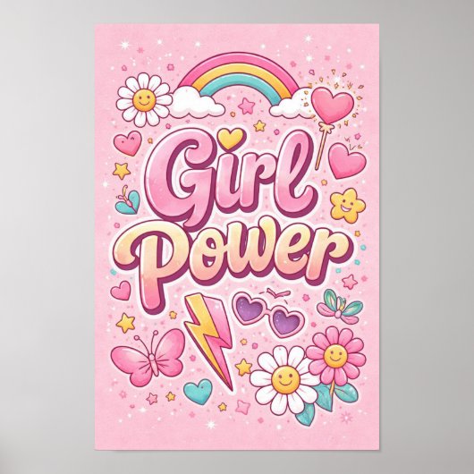 Girl Power Printable Poster (Voorkant)
