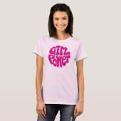 -Girl Power Retro Style T-Shirt (Voorkant volledig)